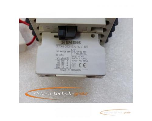 Siemens 3TF3001-0A 1Ö/1NC Schütz mit Siemens 3TX401001-2A 1S/1NO - Bild 4