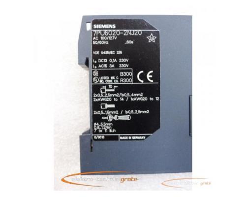 Siemens 7PU6020-2NJ20 Zeitrelais 60 s , AC 100/127 V , 50/60 Hz - Bild 4