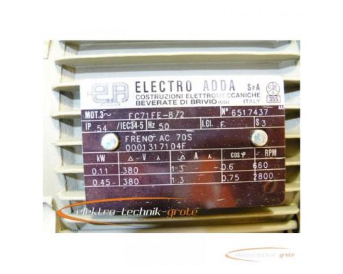 Electro Adda FC71FE-8/2 3~ Motor mit Bonifiglioli MVF 49/F Winkelgetriebe - Bild 5