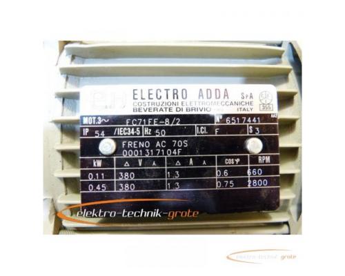 Electro Adda FC71FE-8/2 3~ Motor mit Bonifiglioli MVF 49/F Winkelgetriebe - Bild 5