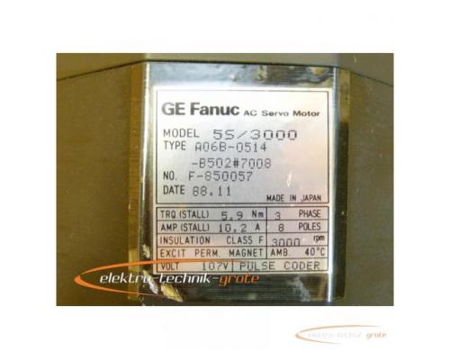 Fanuc A06B-0514-B502#7008 AC Servo Motor - Bild 3