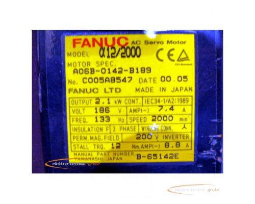 Fanuc A06B-0142-B189 AC Servo Motor - ungebraucht! - - Bild 3