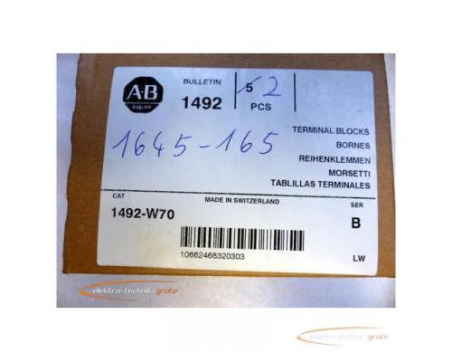 Allen Bradley 1492-W70 Reihenklemmen Ser. B VPE=2 Stck. -ungebraucht- - Bild 2