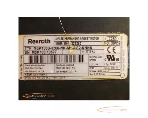 Rexroth MSK100B-0200-NN-M1-AG2-NNNN 3~ Permanent Magnet Motor - Bild 3