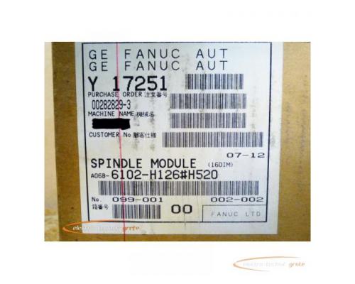 Fanuc A06B-6102-H126 #520 Spindle Module - ungebraucht! - - Bild 2