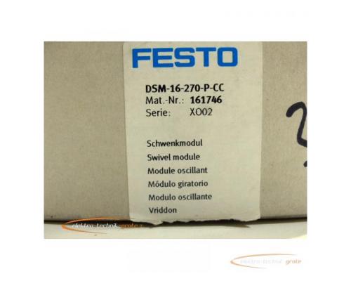 Festo DSM-16-270-P-CC Schwenkmodul 161746 XO02 - ungebraucht! - - Bild 4