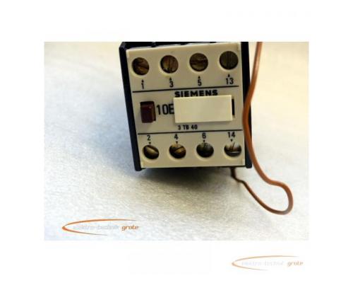 Siemens 3TB4010-0B Schütz 10E 1S 24V Spulenspannung mit 3TX6406-0H - Bild 3