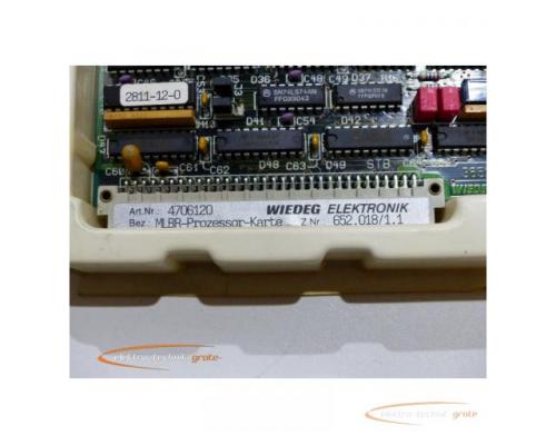 Wiedeg Elektronik 4706120 MLBR-Prozessor-Karte 652018/1.1 - ungebraucht! - - Bild 4