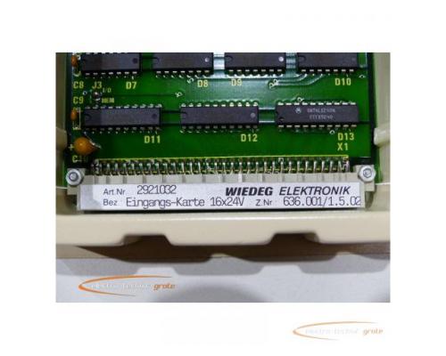 Wiedeg Elektronik 2921032 Eingangs-Karte 16x24V 636.001/1.5.02 - ungebraucht! - - Bild 4