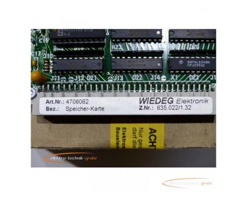 Wiedeg Elektronik 4706062 Speicher-Karte 635.022/1.32 - ungebraucht! - - Bild 3