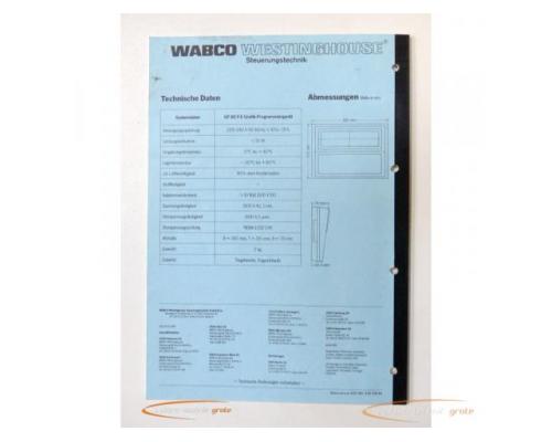 Wabco Anwenderhandbuch GP-80F-E , 62 Seiten Inhalt - Bild 2