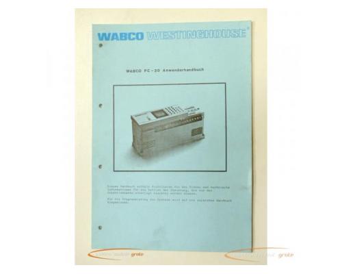 Wabco Anwenderhandbuch Wabco PC - 20 , 26 Seiten Inhalt - Bild 1