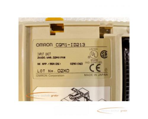 Omron CQM1-ID213 Input Unit 24VDC , 4mA , 32points LOT No. 02X0 - Bild 3