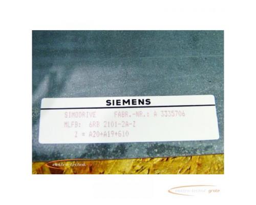 Siemens 6RB2101-2A-Z Umrichter - Bild 3