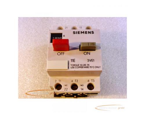 Siemens 3VE1010-2F Motorschutzschalter - Bild 3