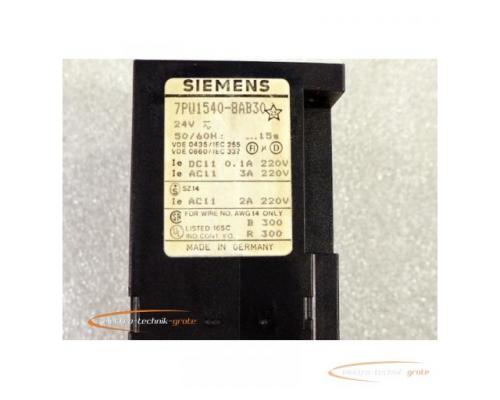 Siemens 7PU1540-8AB30 Zeitrelais 15s 24 V - Bild 2