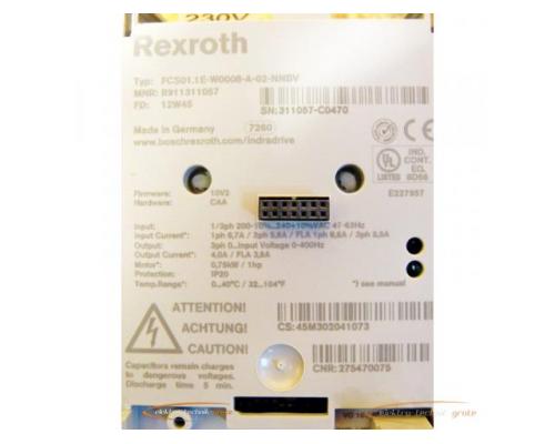 Rexroth FCS01.1E-W0008-A-02-NNBV IndraDrive Frequenzumrichter -ungebraucht!- - Bild 3