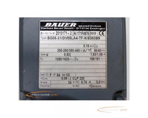 Bauer BG05-31/DV05LA4-TF-K/E003B9 Getriebemotor - ungebraucht! - - Bild 3