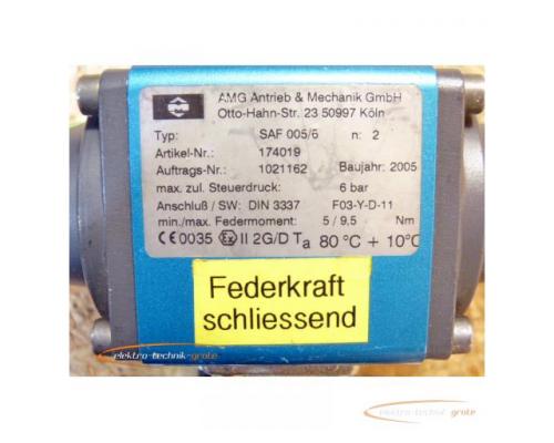 AMG SAF 005/6 Doppelkolbenschwenkantrieb 174019 - Bild 4