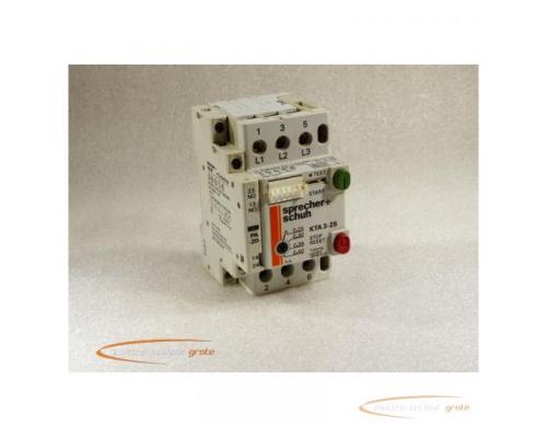Sprecher+Schuh KTA3-25 Schütz 0,25 - 0,4 A mit KT3-25-PA20 Hilfsschütz - Bild 1