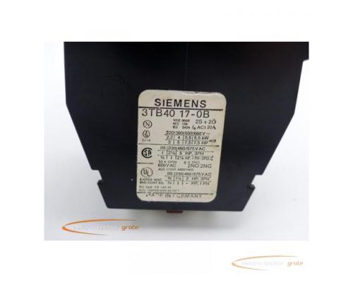 Siemens 3TB4017-0B Schütz 2S+2Ö 24V - Bild 2