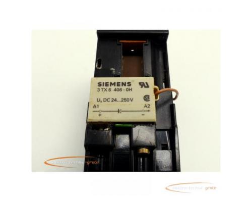 Siemens 3TH8244-3B Hilfsschütz 4S+4Ö mit 3TX6406-0H Überspannungsdiode - Bild 4