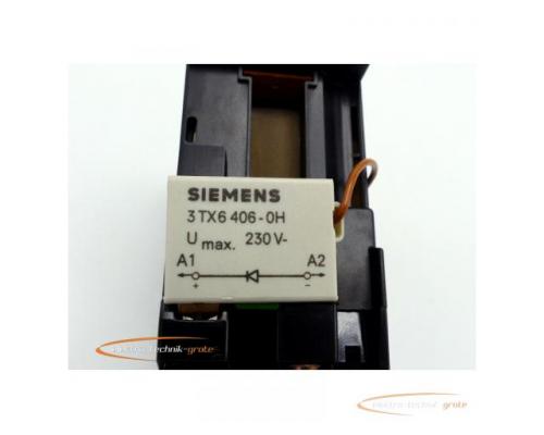 Siemens 3TB4017-0B Schütz mit 3TX6406-0H Überspannungsdiode - Bild 3