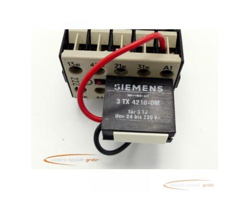 Siemens 3TJ1002-0BB4 Hilfsschütz mit 3TX4210-0M Entstördiode - Bild 3