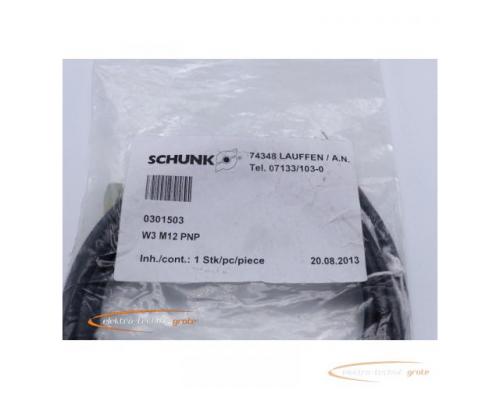 Schunk W3 M12 PNP Initiatorkabel 0301503 - ungebraucht! - - Bild 2