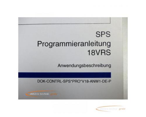 Indramat SPS Programmieranleitung 18VRS Anwendungsbeschreibung - Bild 3