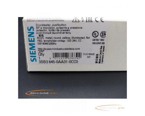 Siemens 3SB3645-0AA31-0CC0 Drucktaster E-Stand 03 > ungebraucht! - Bild 2