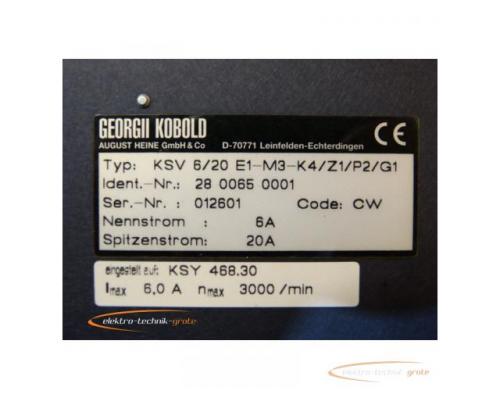 Georgii Kobold KSV 6/20 E1-M3-K4/Z1/P2/G1 AC Servoregler MidiDrive - Bild 3