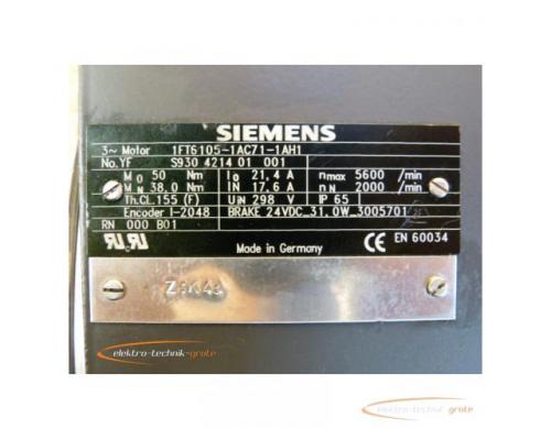 Siemens 1FT6105-1AC71-1AH1 Servomotor (nur Gehäuse mit Stator!) - Bild 3