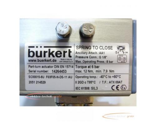 Bürkert SC15-6 / SC00015-6U F03F05-N-DS-11 AU Pneumatischer Schwenkantrieb 214529 - Bild 4