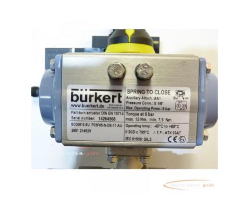 Bürkert SC15-6 / SC00015-6U F03F05-N-DS-11 AU Pneumatischer Schwenkantrieb 214529 - Bild 4