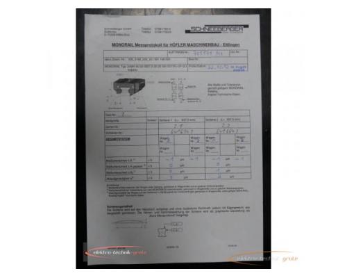 Satz Schneeberger MR 45 -D2-0837,5-25-25-G0-V3-GP-SO Rollenumlaufführung > ungebraucht! - Bild 3