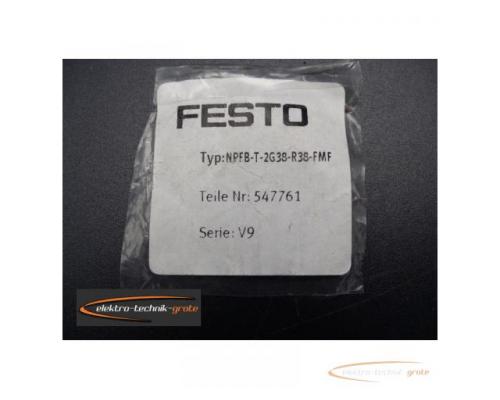 Festo NPFB-T-2G38-R38-FMF T-Verschraubung Nr. 547761 > ungebraucht! - Bild 2