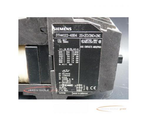 Siemens 3TH4022-4BB4 Hilfsschütz 22E , DC 17...-30V - Bild 3