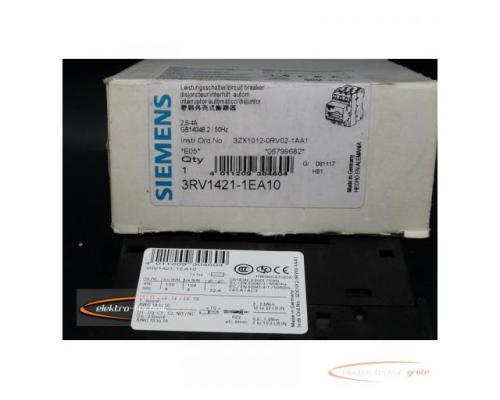 Siemens 3RV1421-1EA10 Trafoschutzschalter > ungebraucht! - Bild 3