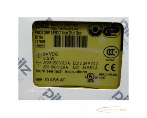 Pilz PNOZ X9P 24VDC 5,5W Sicherheits-Relais ID.No.777609 > ungebraucht! - Bild 3