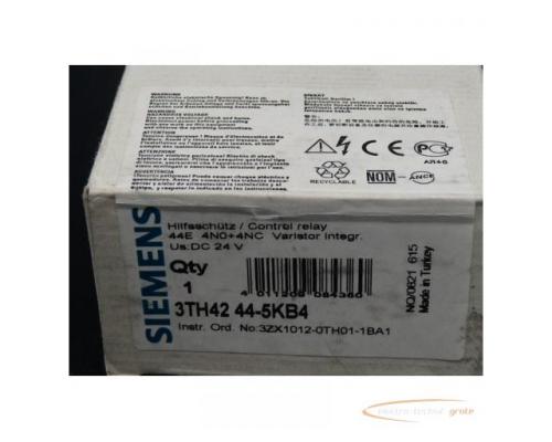 Siemens 3TH4244-5KB4 Hilfsschütz 44E , DC 24V > ungebraucht! - Bild 5