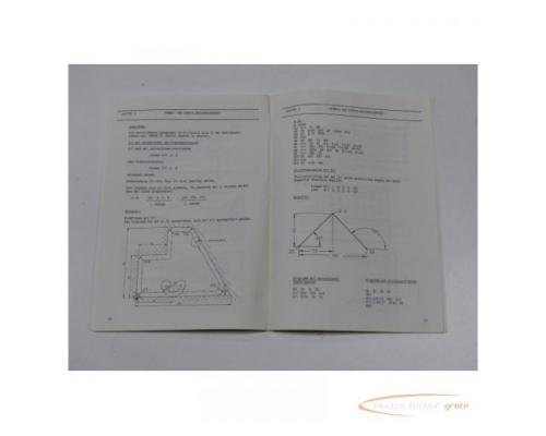 Maho Programmieranleitung Kurzfassung für Maho Steuerung CNC 432 - Bild 4