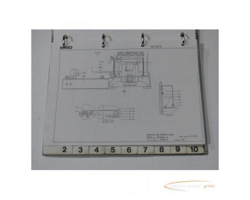 Maho Teilekatalog für MH 600 E / T Serie 382 / 406 Baugruppenzeichnungen-Stücklisten - Bild 2