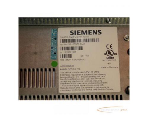 Siemens 6AV7861-3TB00-0AA0 Simatik Flat Panel SN: LBV2001956 - gebraucht Top Zustand - - Bild 6