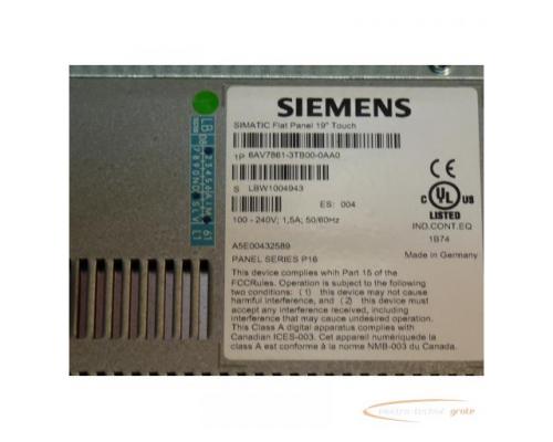 Siemens 6AV7861-3TB00-0AA0 Simatik Flat Panel - gebraucht Top Zustand - - Bild 6