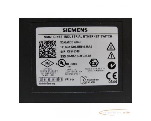 Siemens 6GK5206-1BB10-2AA3 Simatic Industrial Ethernet Switch > ungebraucht! - Bild 5