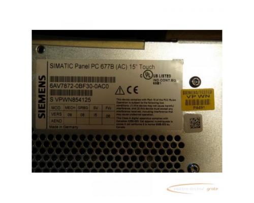 Siemens 6AV7872-0BF30-0AC0 Simatik Panel PC 677B SN: VPWN854125 gebraucht - TOP Zustand - Bild 5