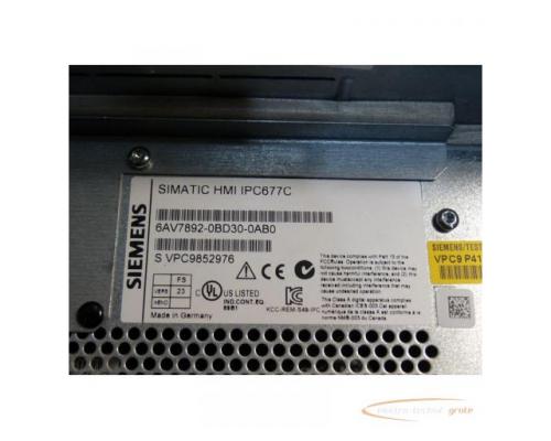 Siemens 6AV7892-0BD30-0AB0 Simatik HMI IPC 677C SN: VPC9852976 gebraucht - TOP Zustand - Bild 5