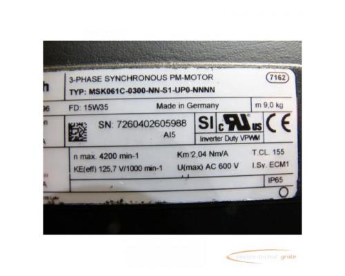 Rexroth MSK061C-0300-NN-S1-UP0-NNNN 3-Phasen Synchron PM-Motor >ungebraucht! - Bild 3