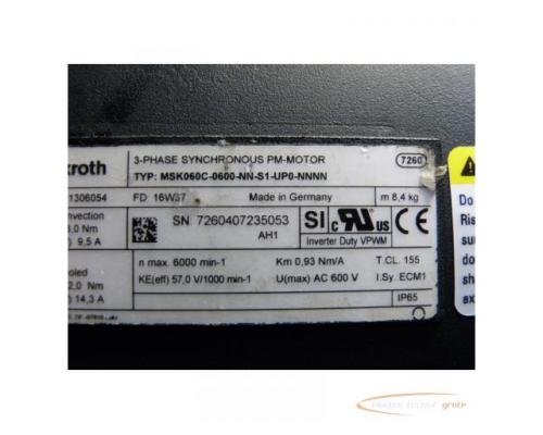 Rexroth MSK060C-0600-NN-S1-UP0-NNNN 3-Phasen Synchron PM-Motor - Bild 2